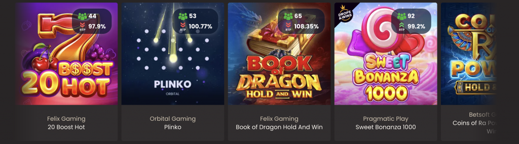 National Casino Games Library And Providers